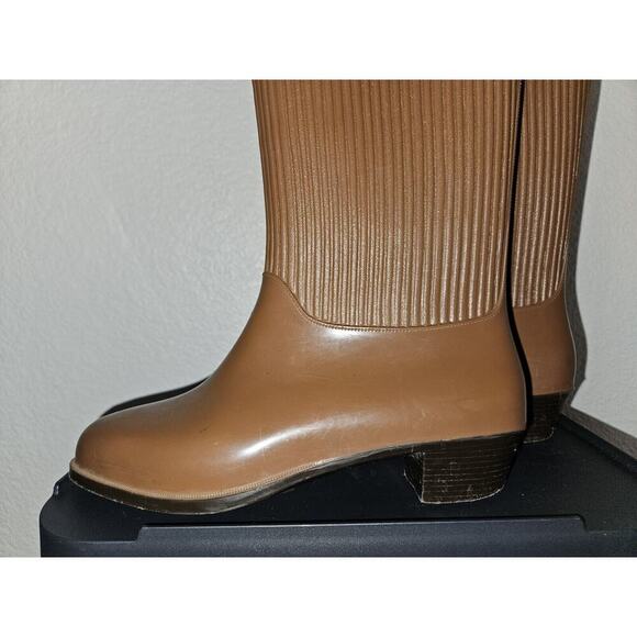 LIZA RIGON Vintage Rubber Rain Boots 1970's Size 6/36 Made In Italy - Picture 10 of 16